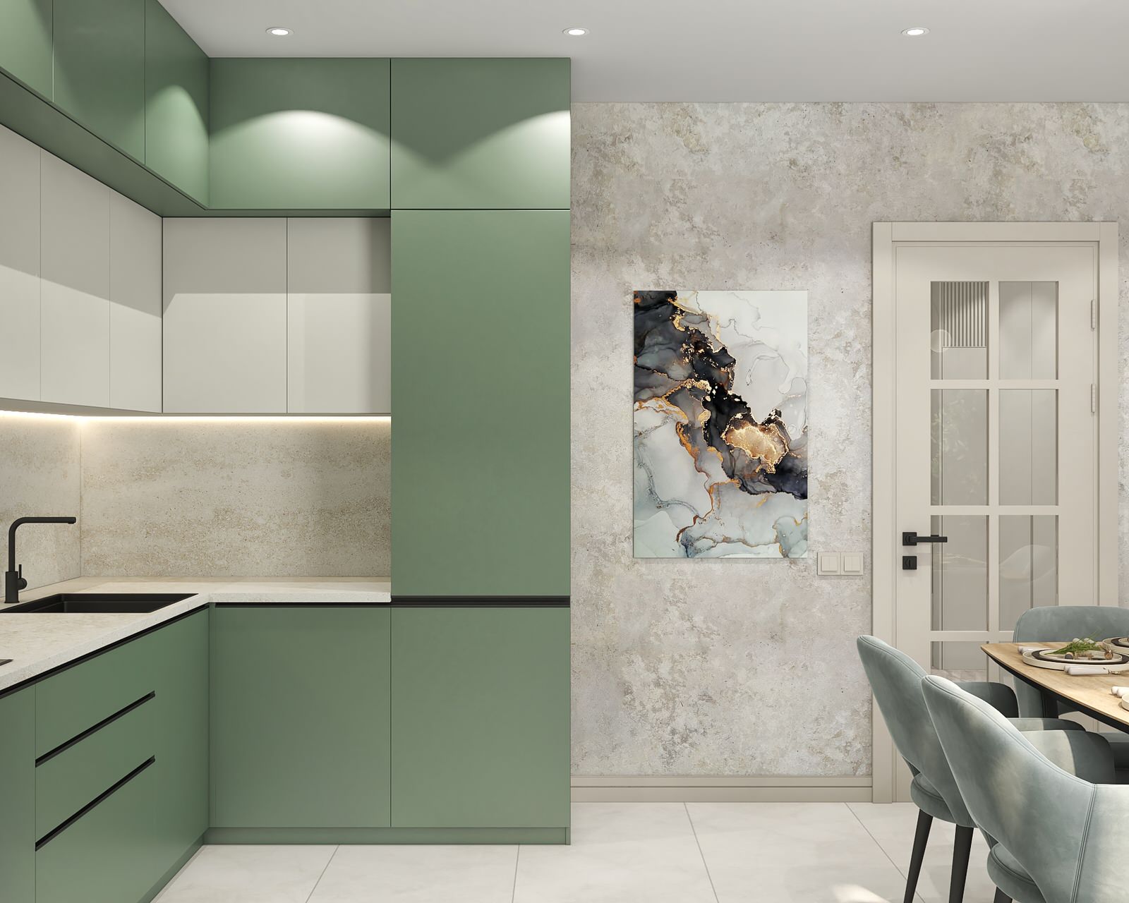 Яркая и спортивная квартира