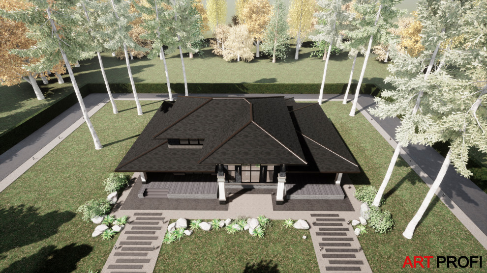 Обложка проекта: Загородный дом 470 м2