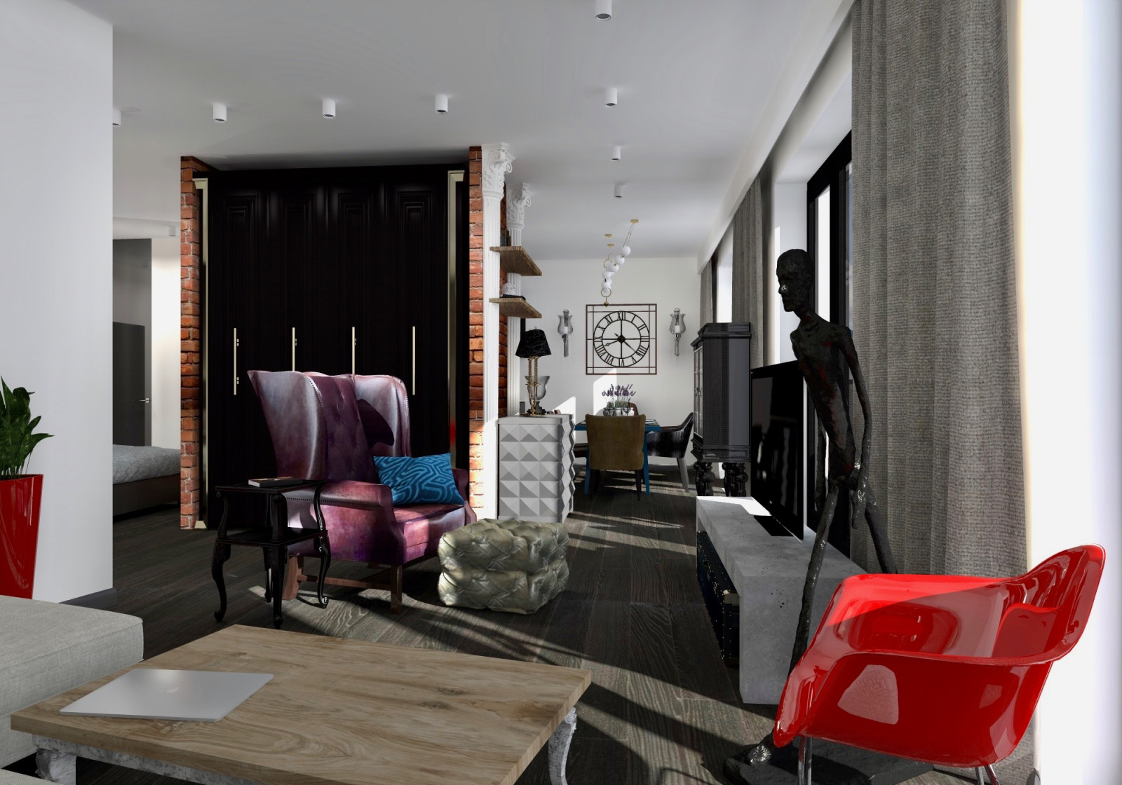 Студия 70м2 LOFT IN JAZZ в ЖК JAZZ Квартал