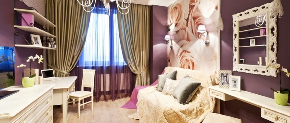 Интерьер в стиле эклектики с элементами французской классики