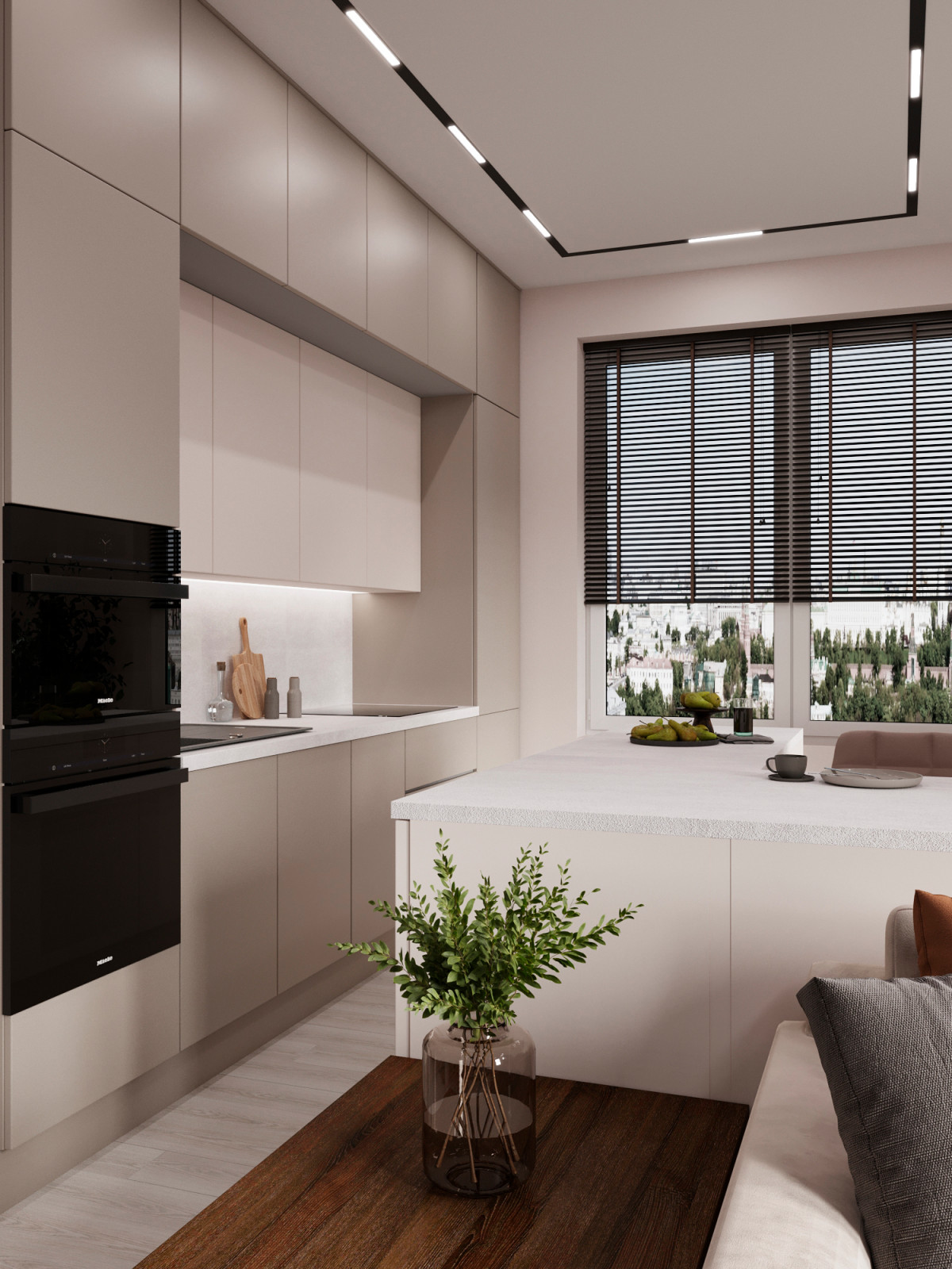 Современная квартира 74 м² для молодой пары