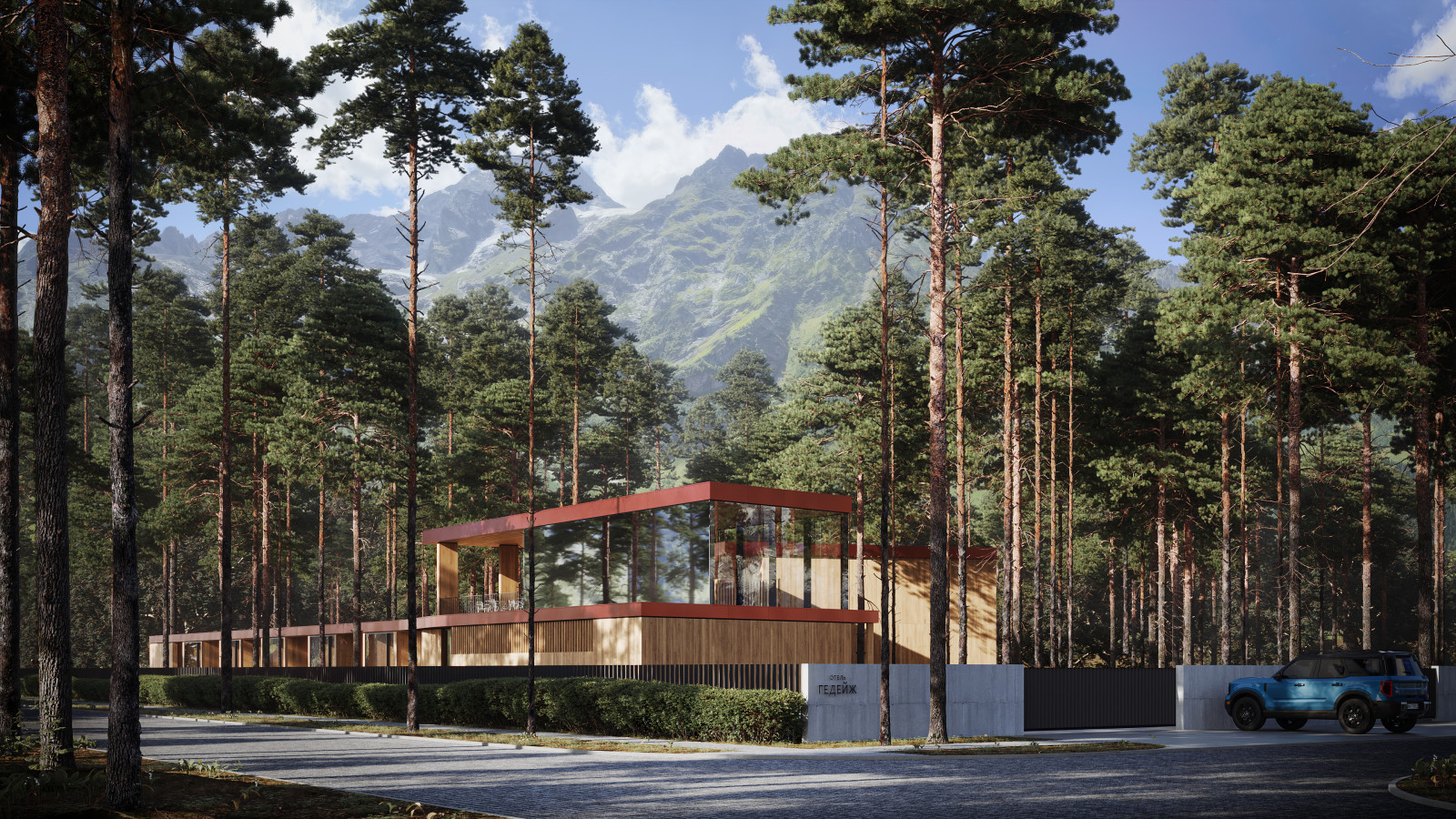 Обложка проекта: Отель в Теберде