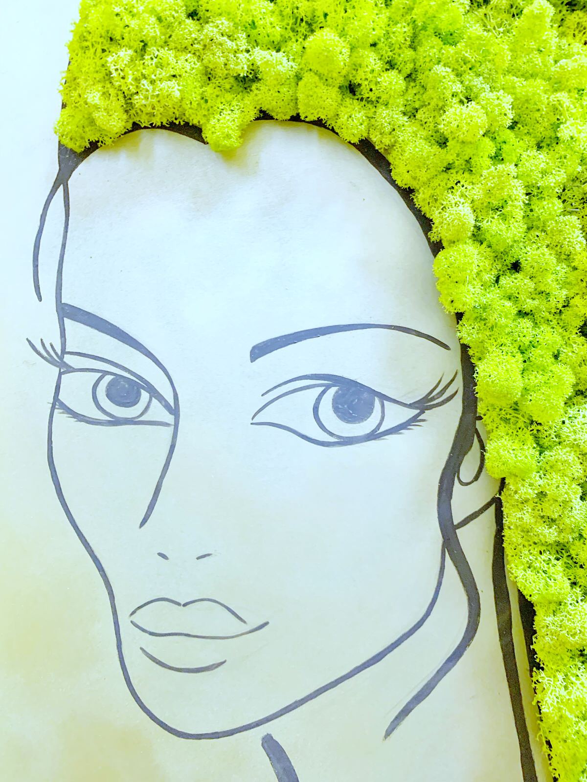 Обложка проекта: Панно из стабилизированного мха