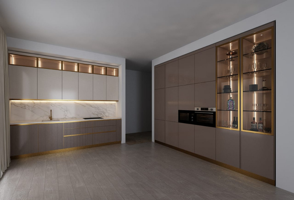 Кухня в МДФ Эмали