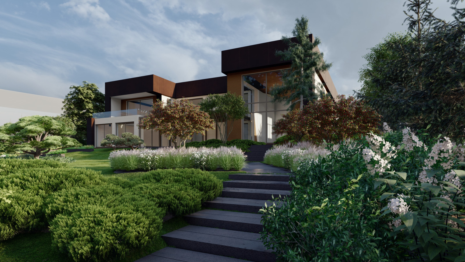 Cад с восточным колоритом. КП Агаларов Эстейт . 2021