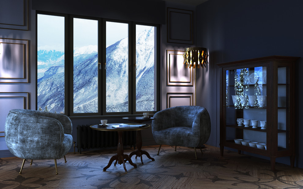 Гостиная.  Апартаменты для двоих в Доломитах, Италия