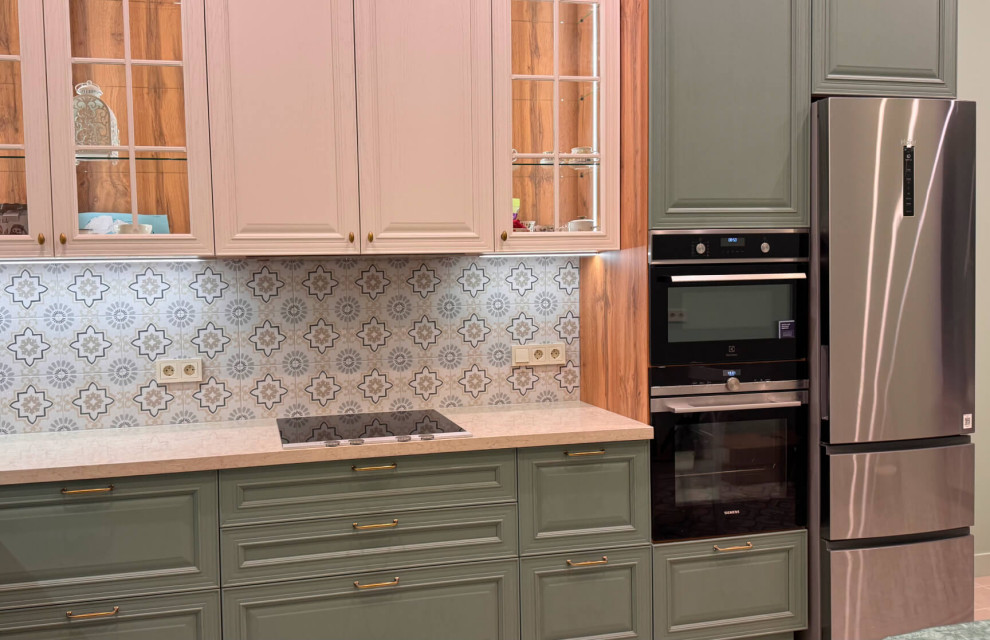 Кухня из массива дуба Аннет