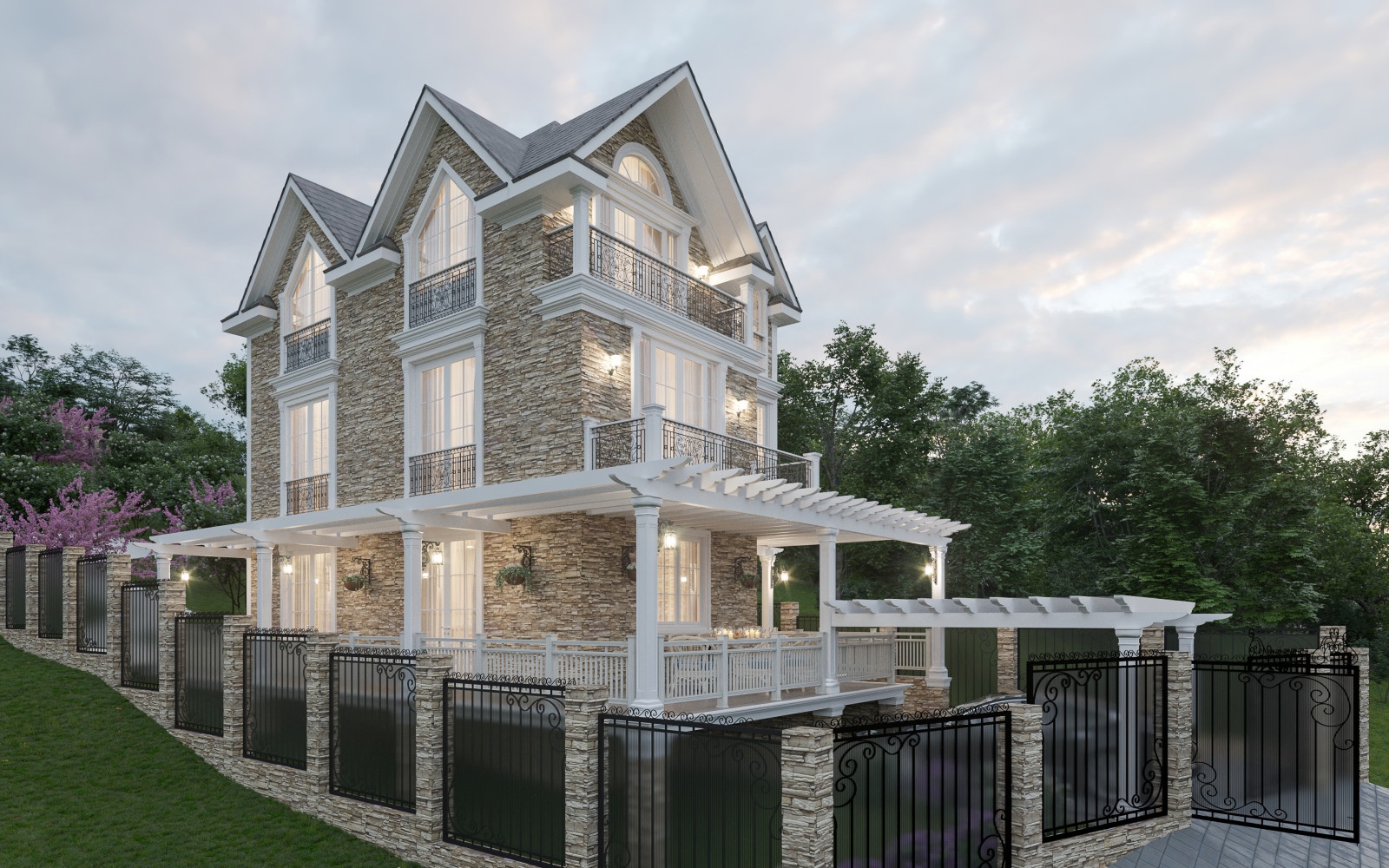 Обложка проекта: Каркасный домик