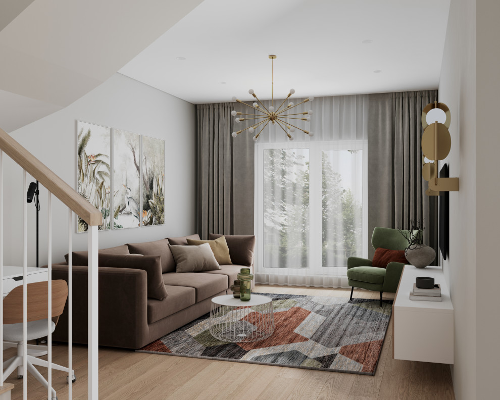 Частный дом с небольшой высотой потолков