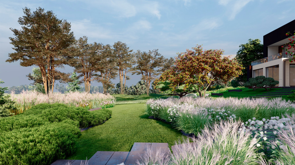 Cад с восточным колоритом. КП Агаларов Эстейт . 2021