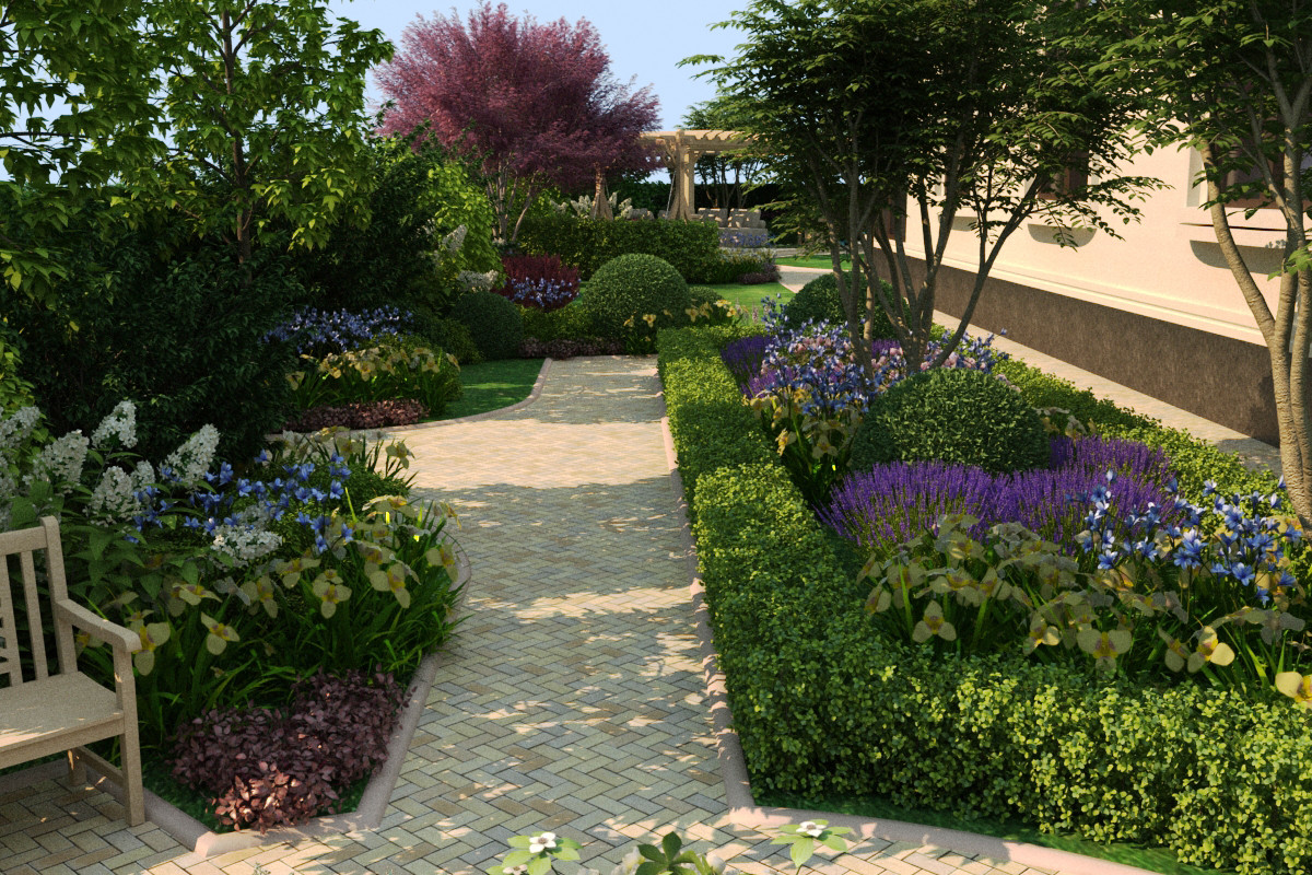 Дизайн-проект в 3D 12 соток