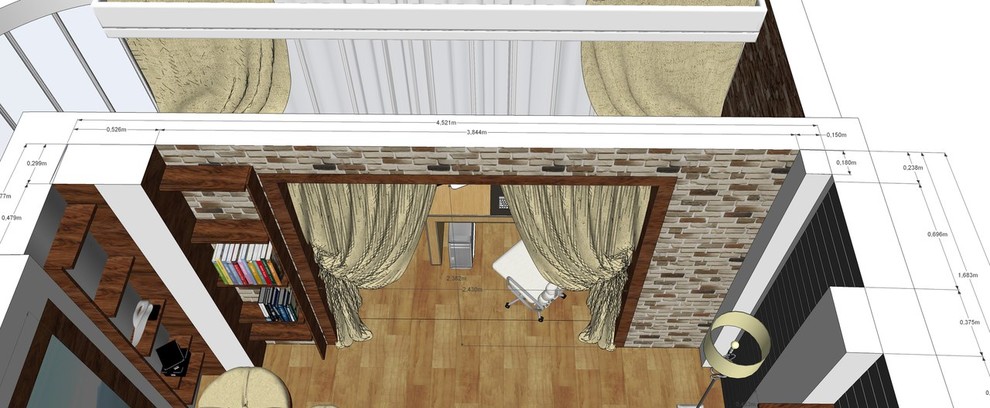 Дизайн интерьера квартиры (для семьи с одним ребенком)