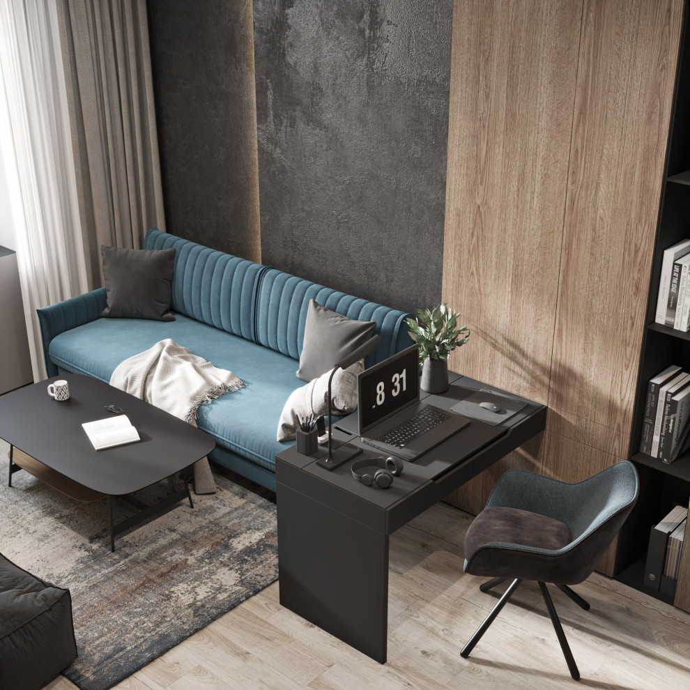 3-комнатная квартира для семейной пары в современном стиле