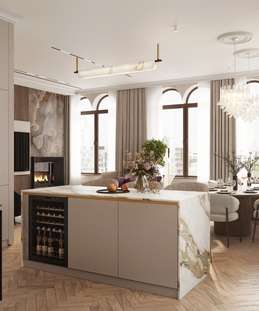 Проект пятикомнатной квартиры 220 кв. м.