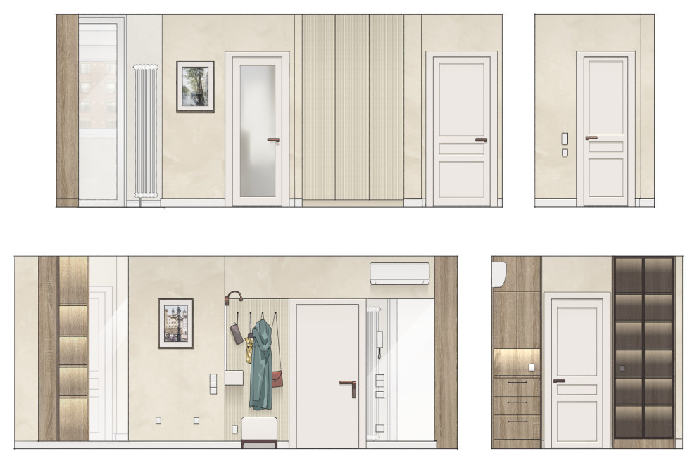 Квартира в стиле контемпорэри