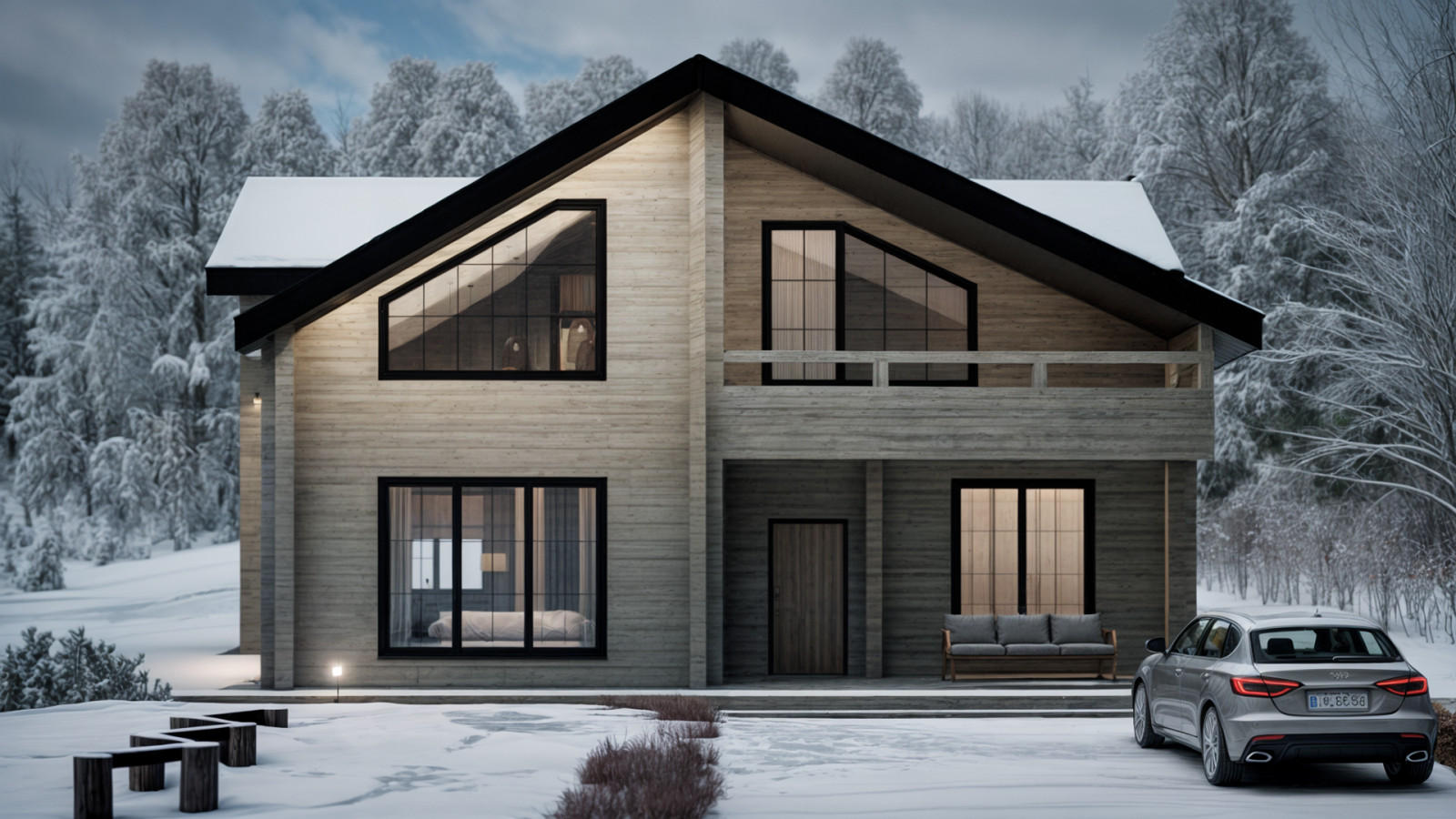 Проект брусового дома