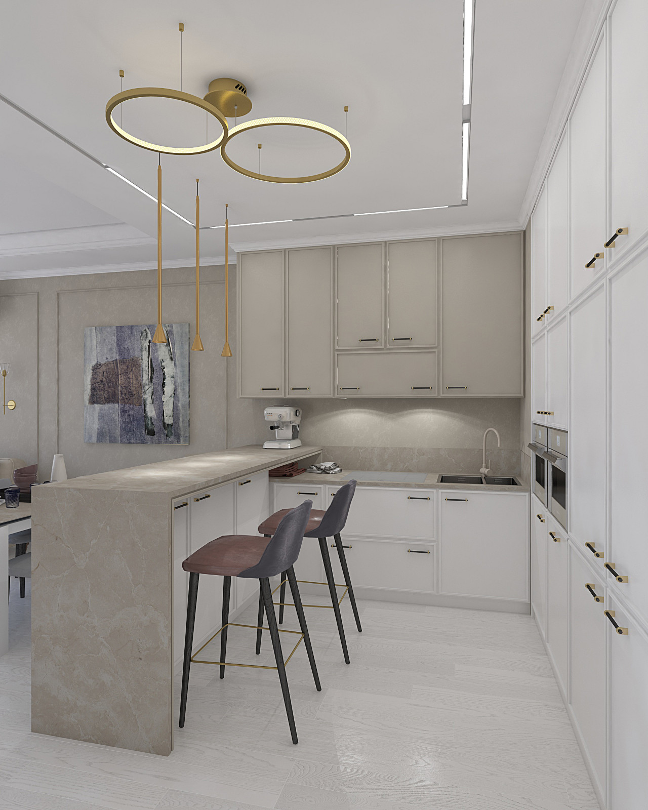 Четырех комнатная квартира 108 м.кв.