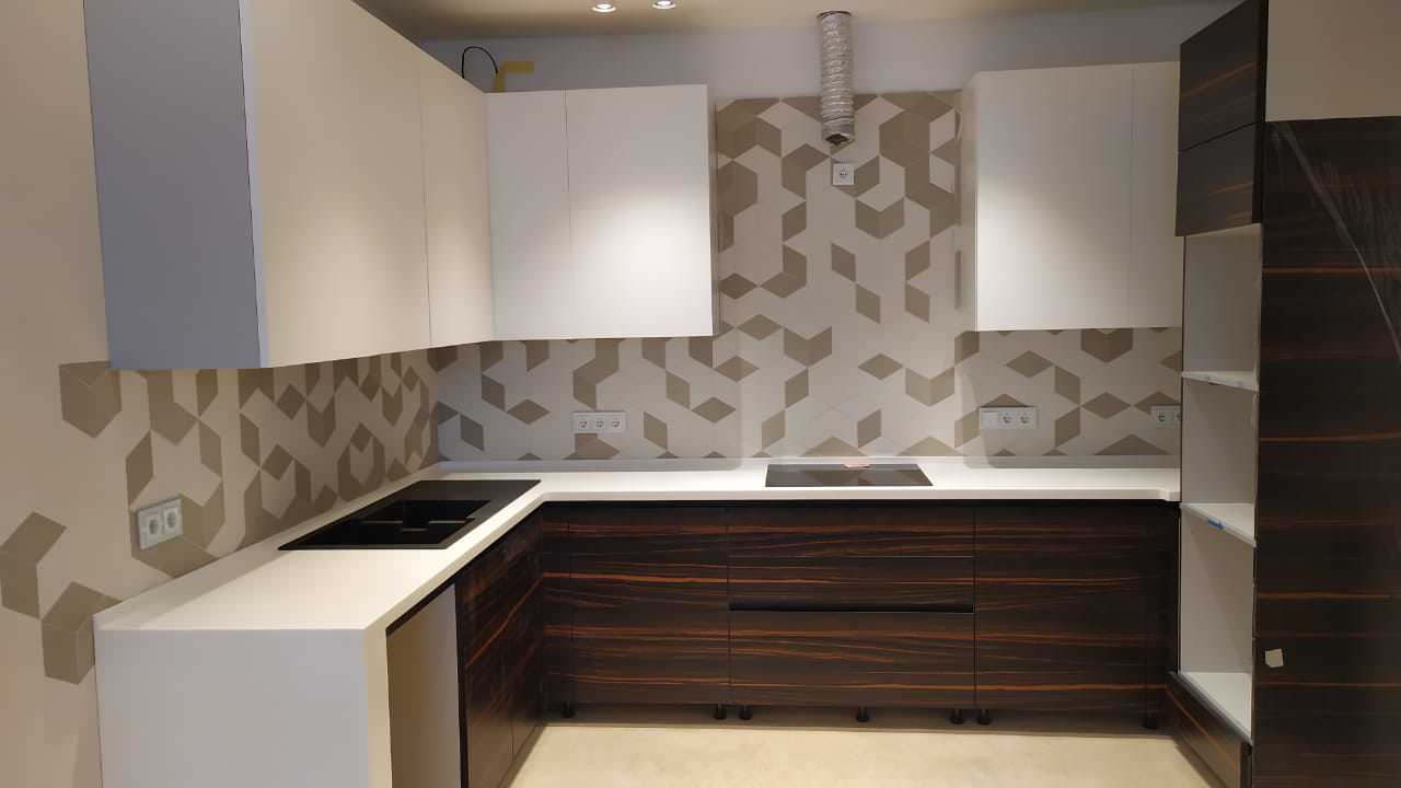 Обложка проекта: Угловые столешницы из искусственного камня