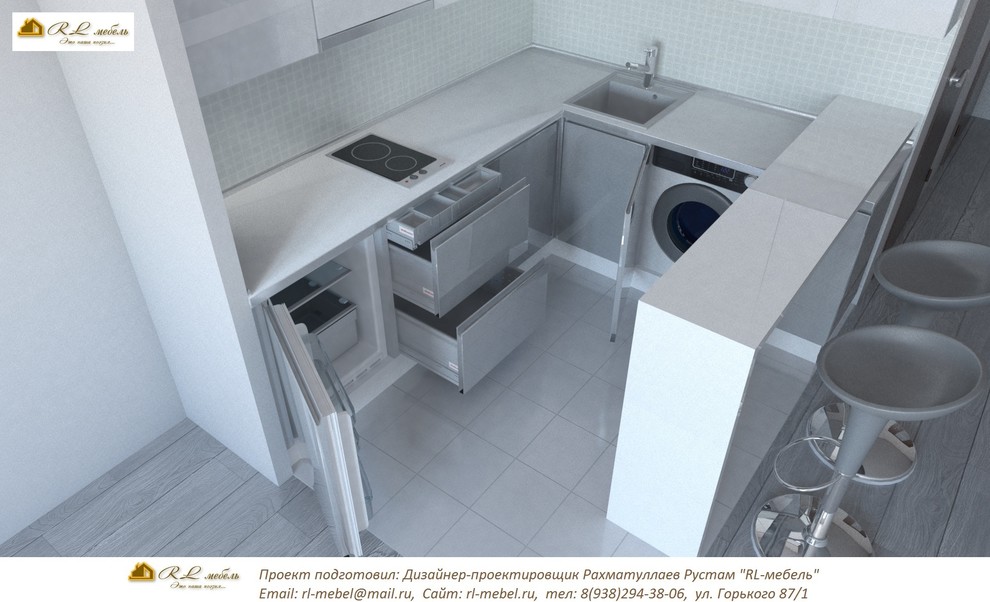 Кухня, заказчик Роман ЖК "Катерина"