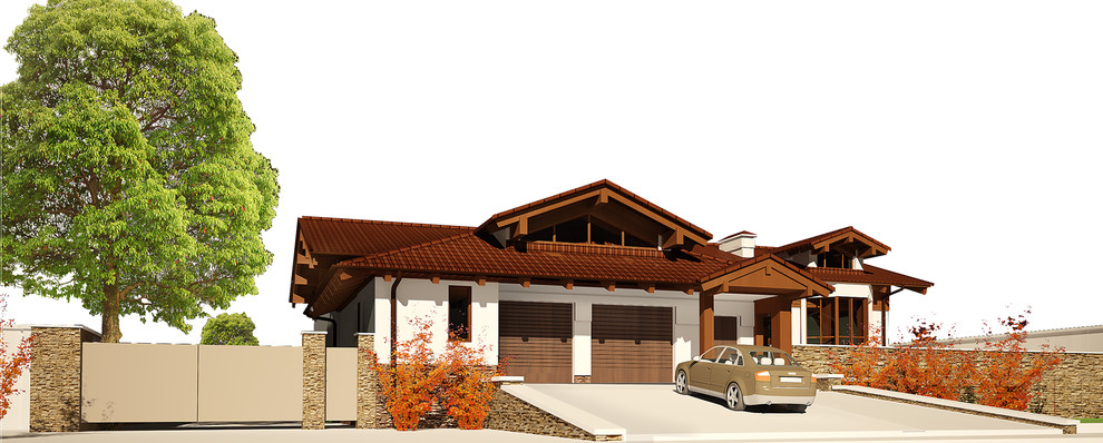 Загородный жилой дом в стиле Шале г. Березовский(1 линия озера Шарташ)