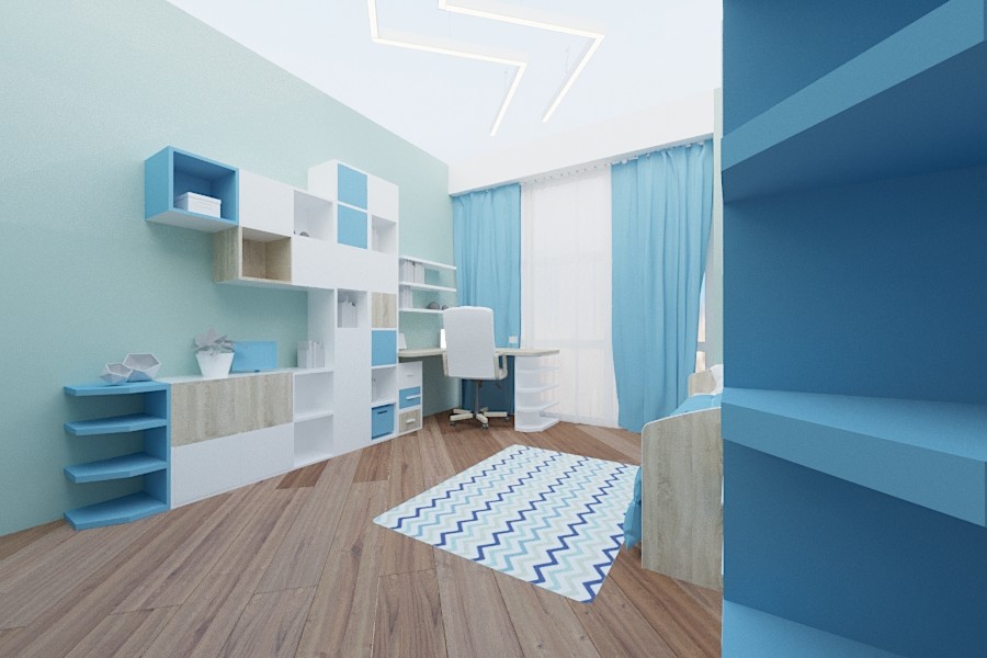 Дизайн детской для мальчика 7 лет