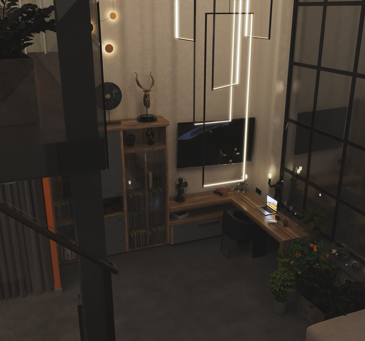 Много воздуха и света. Апартаменты для молодой пары.