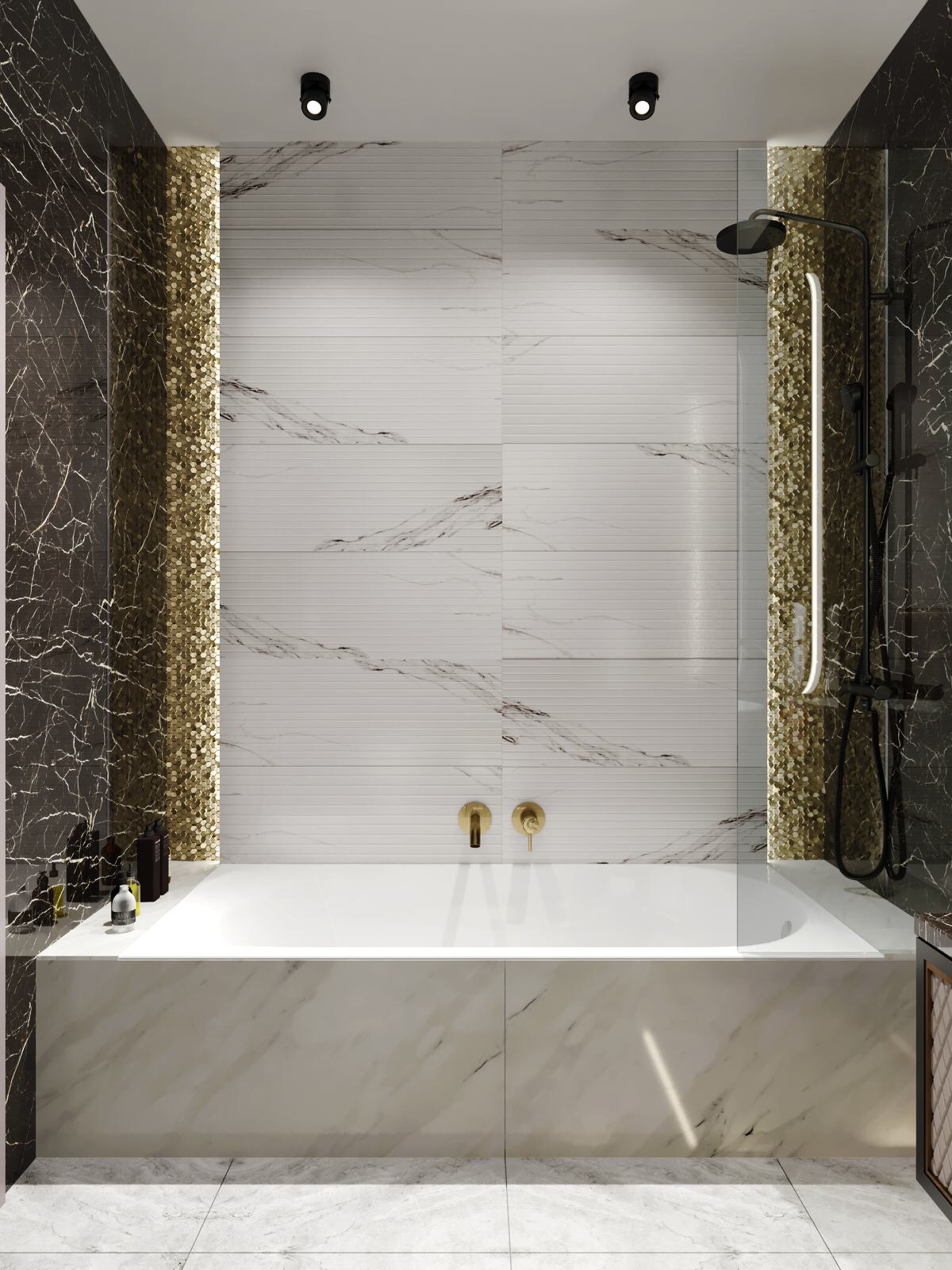 Ванная комната с сауной