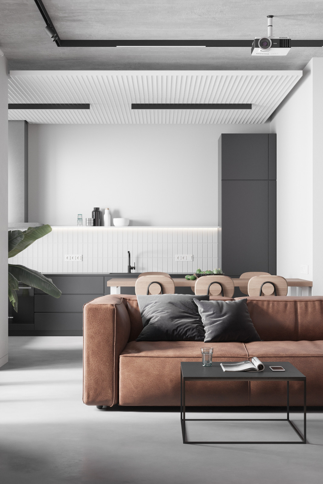 Лофт для фаната NETFLIX в ЖК Вавилов дом