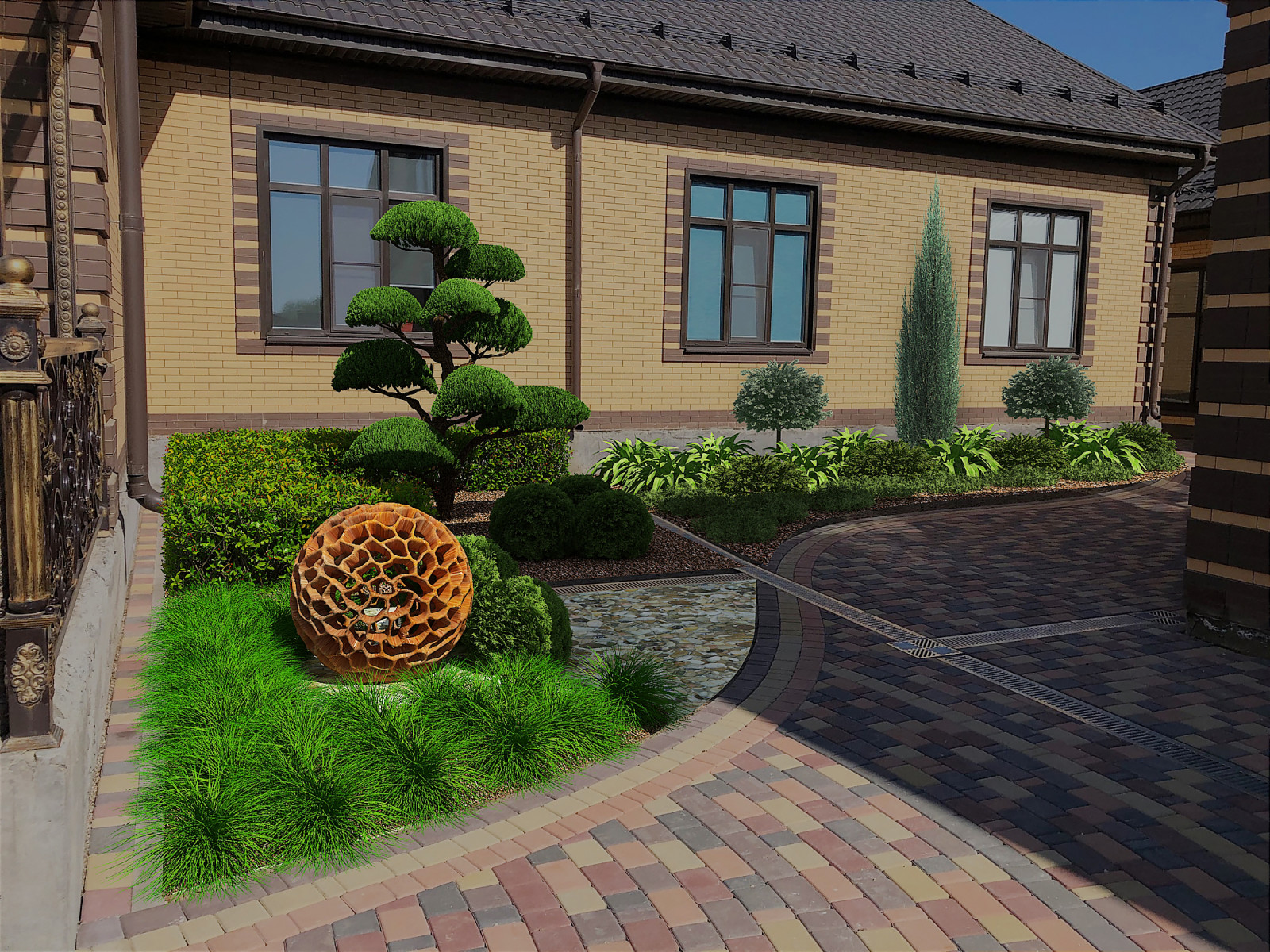 Ландшафтный дизайн участка