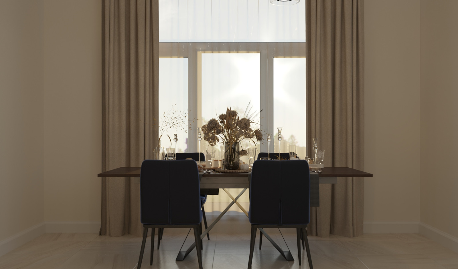 Обложка проекта: Кухня-столовая