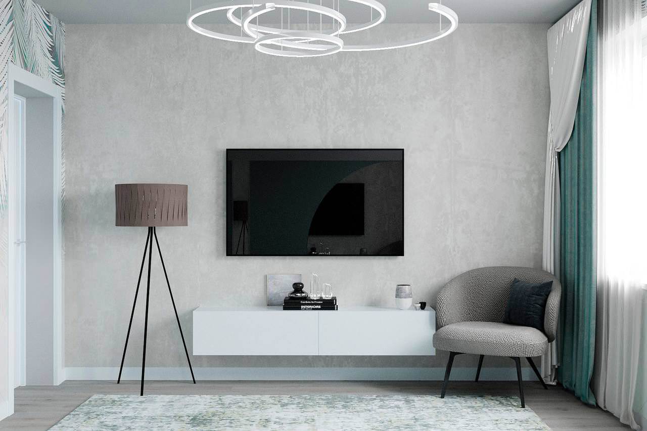 ДИЗАЙН ПРОЕКТ ПАСТЕЛЬНЫЙ ГОЛУБОЙ