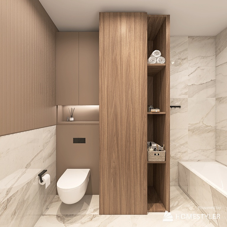 Обложка проекта: Санузел, 7.5 КВ. м.