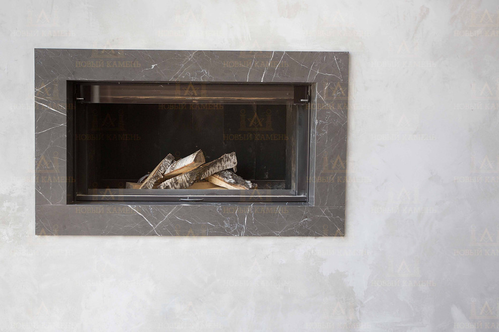 Камин из мрамора