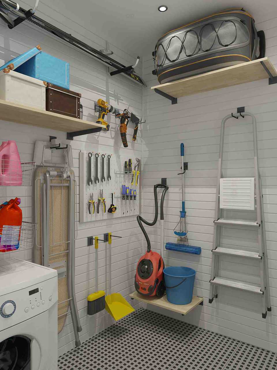 Внутренняя отделка кладовки