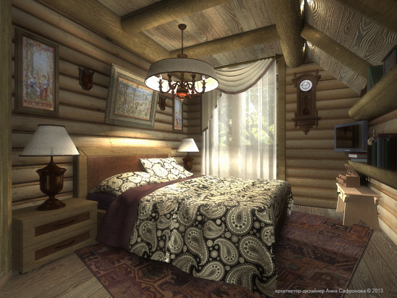 Интерьер загородного дома в Подмосковье