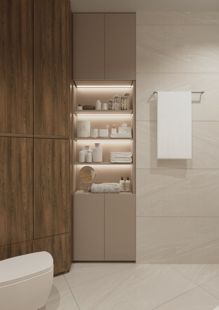 Apartment in a new house