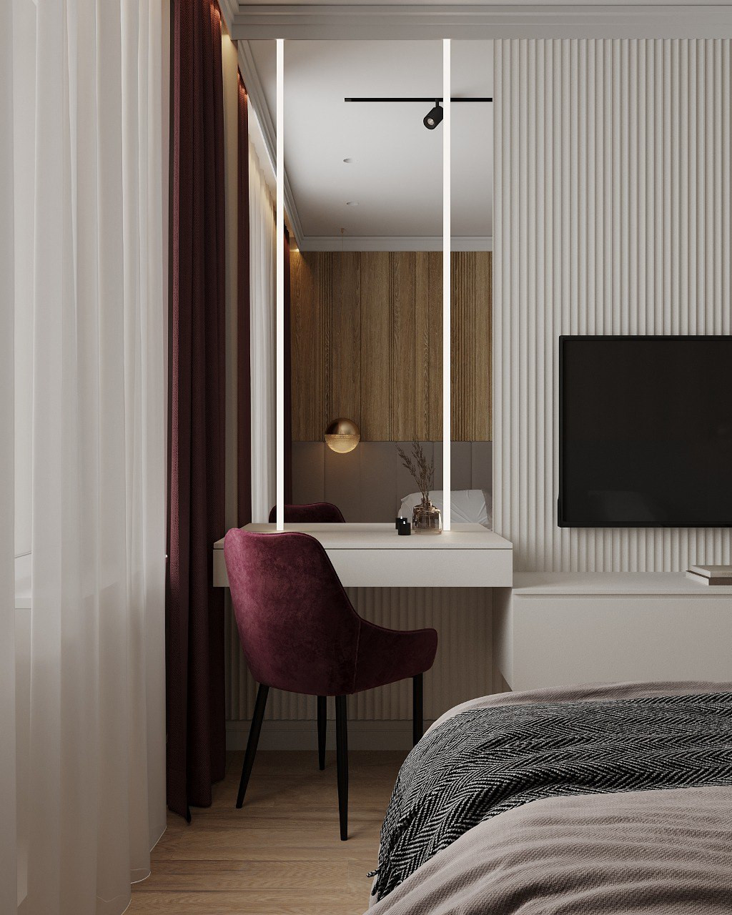 Дизайн 3-х комнатной квартиры в ЖК ГАЛАКТИКА PRO