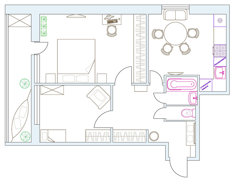 Houzz тур: Дух странствий и яркие стены в квартире дизайнера
