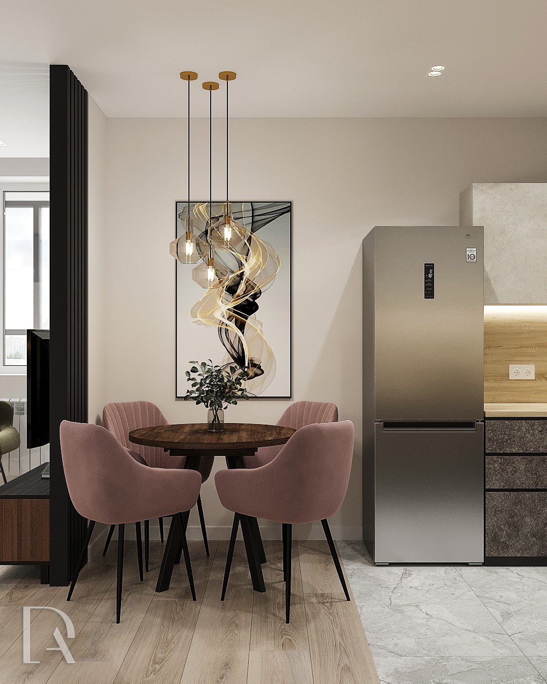 Кухня-гостиная 17,5 м2