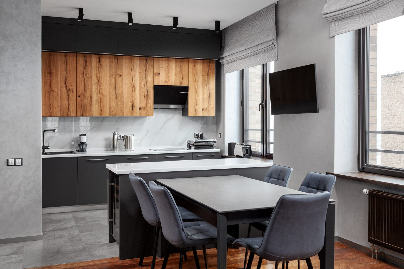 Ремонт кухни-гостиной