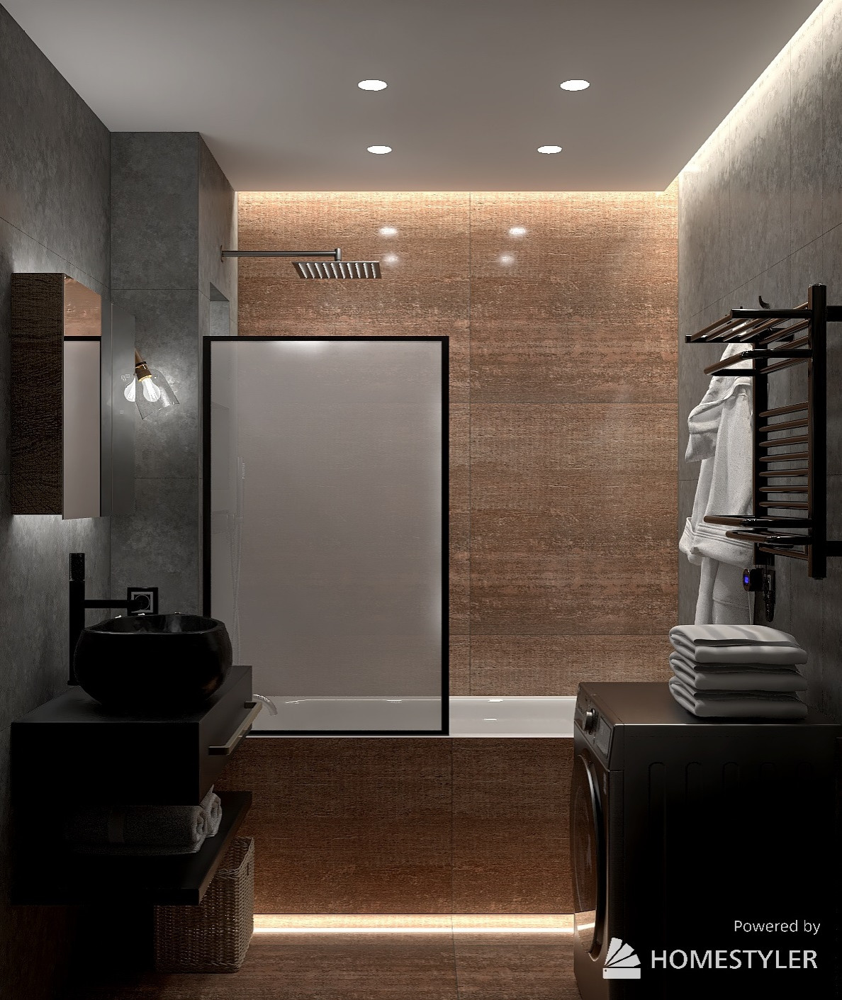 Проект трехкомнатной квартиры