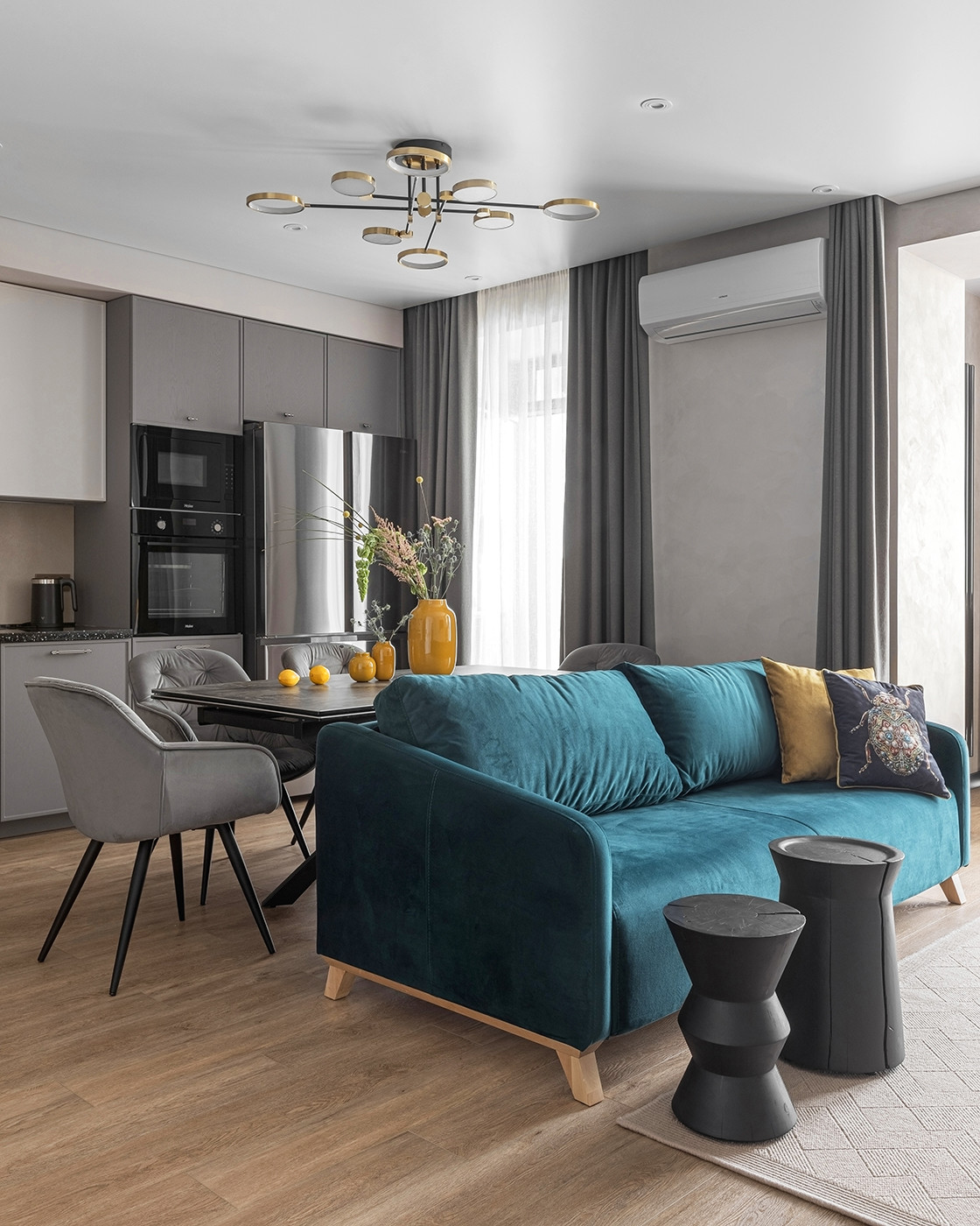 Реализованный проект квартиры в ЖК SCANDIS