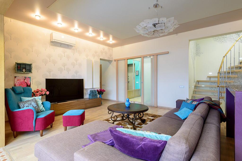 Обложка проекта: Трехуровневая квартира в Академгородке