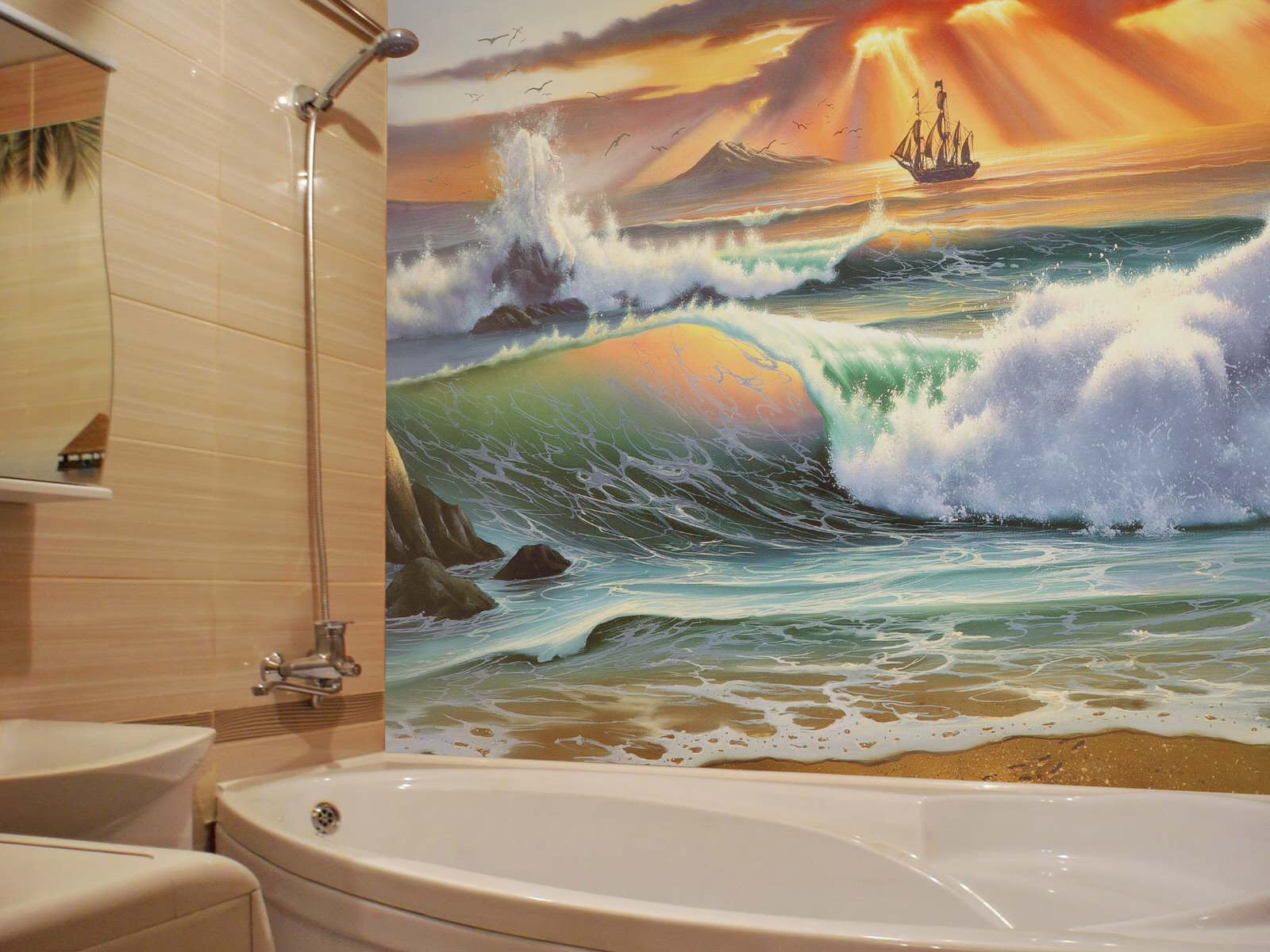 Фрески в ванной