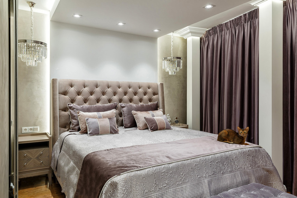 Интерьер двухуровневой квартиры с панорамными окнами, Санкт-Петербург