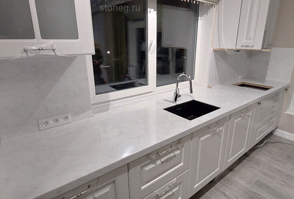 Мраморная серия: Подоконник-столешница из камня Grandex
