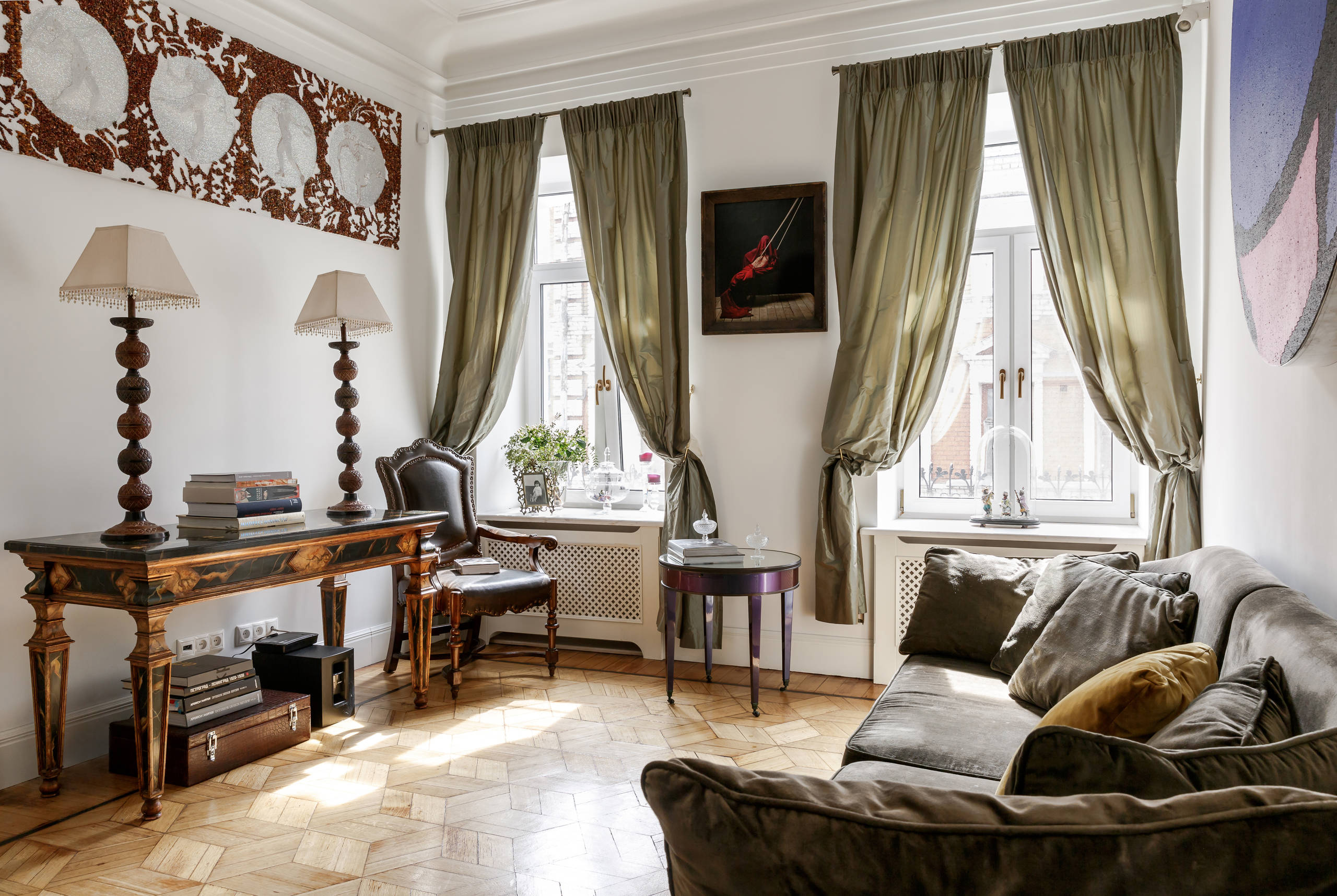 В гостях: Квартира на Патриарших, где всё восстановили