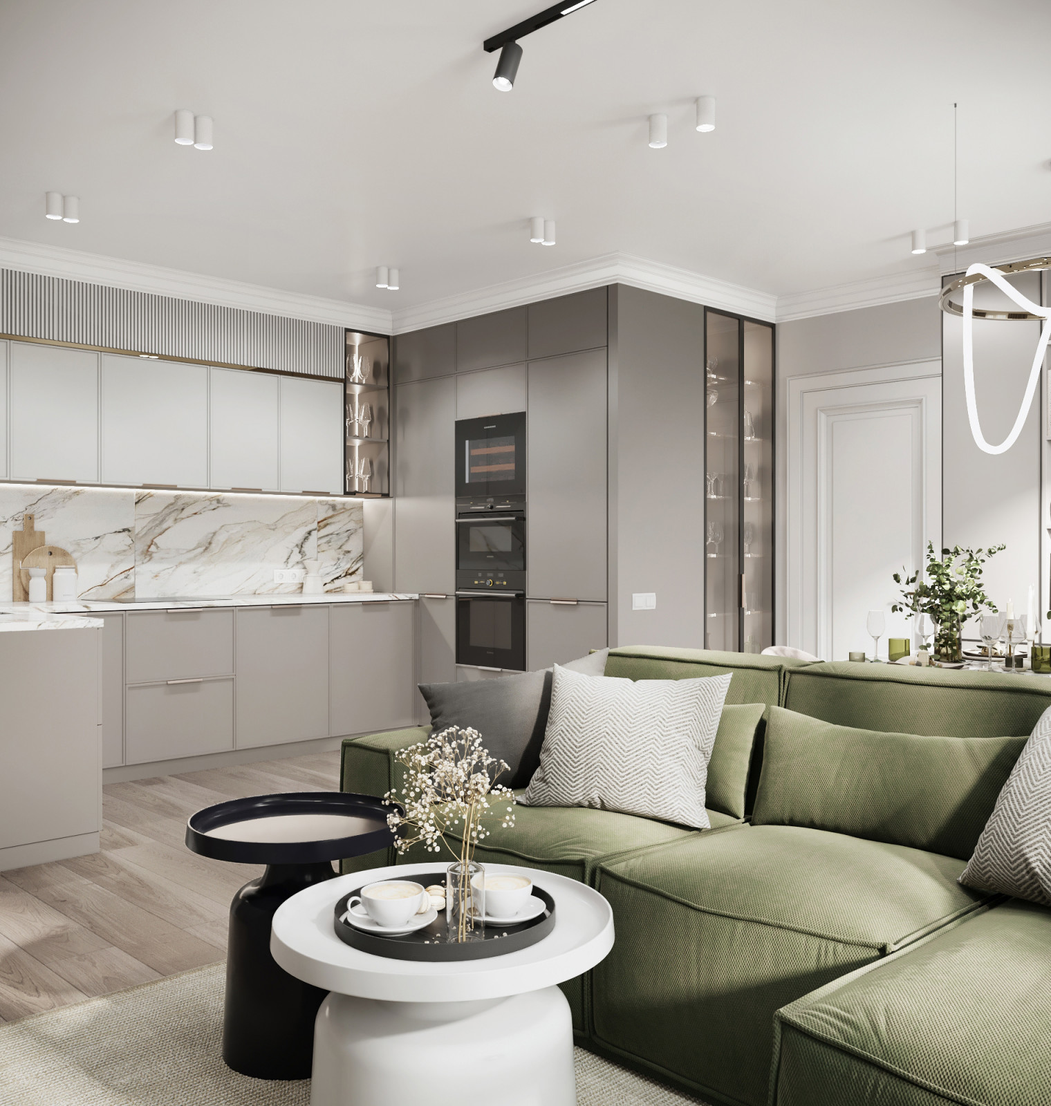 Дизайн-проект трехкомнатной квартиры