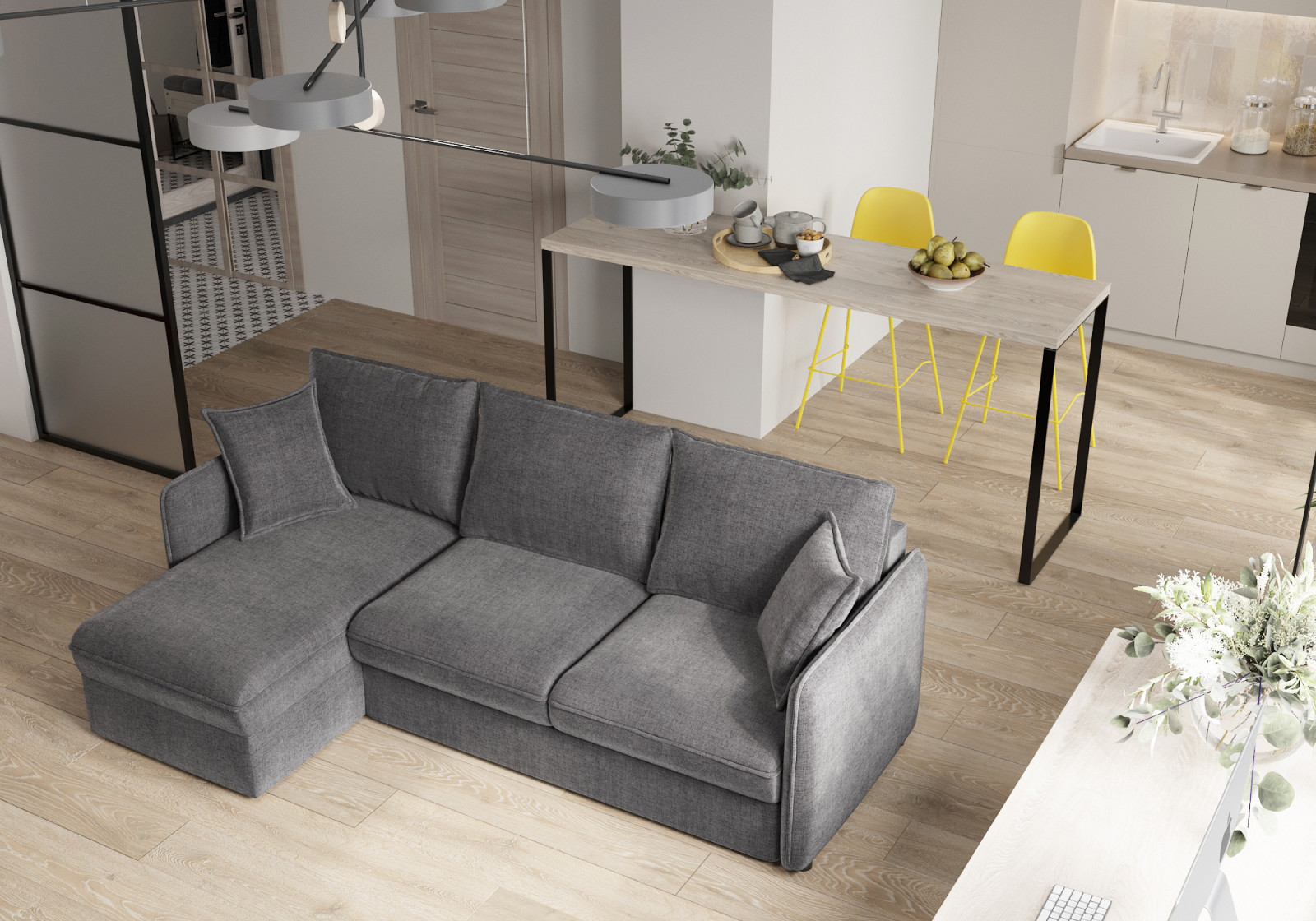 Квартира-студия на ул. Никулинская