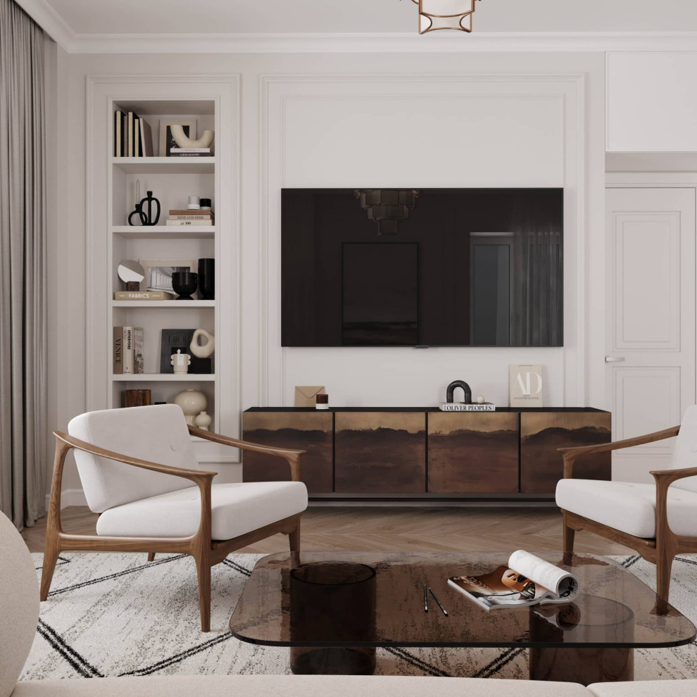 Дизайн и ремонт квартиры на Каланчёвской улице — Плюшевый комфорт